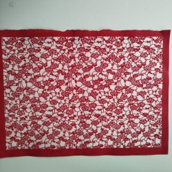 Katazome Washi Hedera red