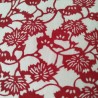 Katazome Washi Hedera red