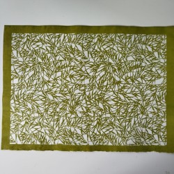 Katazome Washi Reed green