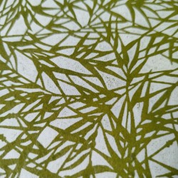 Washi Katazome Canna verde