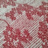 Katazome Washi Willow and Maple red