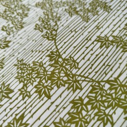 Washi Katazome Salice e acero Verde