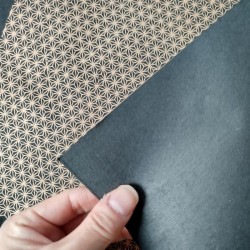 Katazuri Washi Asanoha black