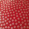 Katazuri Washi Pink flower Red