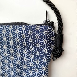 Borsetta tracolla Asanoha blu