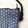 Mini shoulder bag -Asanoha navy
