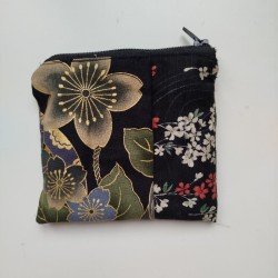 Purse- pouch Black patch
