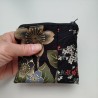 Purse- pouch Black patch