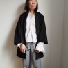 Giacca stile Kimono colletto alto