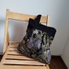 Borsetta stoffa giapponese-nero
