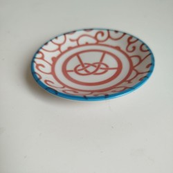 Mini plate Awaji knot