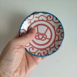 Mini plate Awaji knot