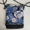 Borsetta tracolla Blu-Argento