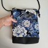 Borsetta tracolla Blu-Argento
