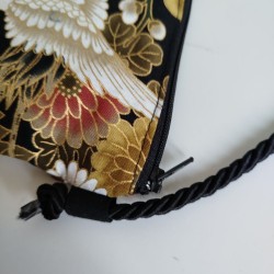 Borsetta tracolla Gru Oro-bordeaux