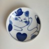 Mini plate Nekochigura Mike