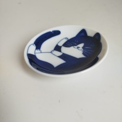 Mini plate Nekochigura Hachiware
