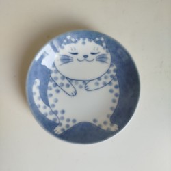 Mini plate Nekochigura Buchi