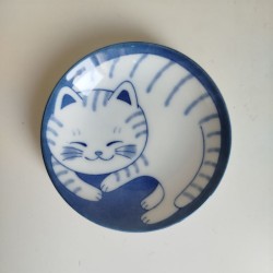 Mini plate Nekochigura Tiger
