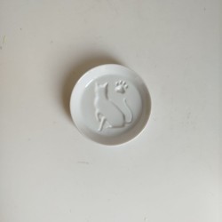 Mini plate Soy sauce -cat