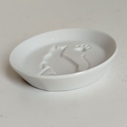 Mini plate Soy sauce -cat
