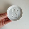 Mini plate Soy sauce -cat