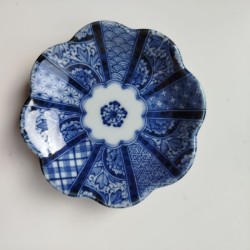 Mini plate Indigo flower
