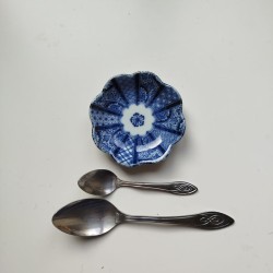 Mini plate Indigo flower