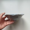 Shallow bowl Indigo flower