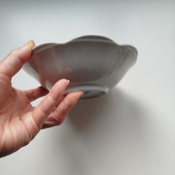 Shallow bowl Indigo flower