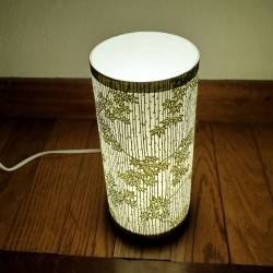 Lampada washi verde