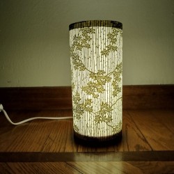 Lampada washi verde