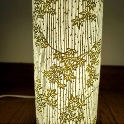 Lampada washi verde