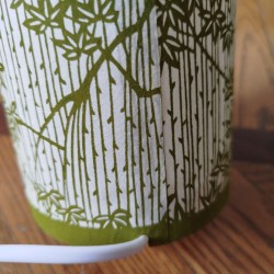Lampada washi verde