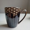 Tazza mug Asanoha marrone