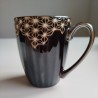 Tazza mug Asanoha marrone