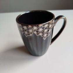 Tazza mug Asanoha marrone