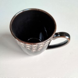Tazza mug Asanoha marrone