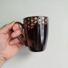Tazza mug Asanoha marrone