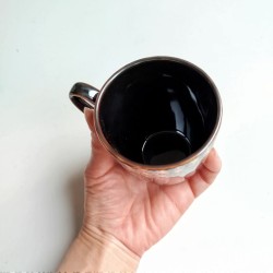 Tazza mug Asanoha marrone