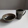 Shallow bowl Asanoha