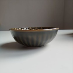 Shallow bowl Asanoha