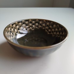 Shallow bowl Asanoha