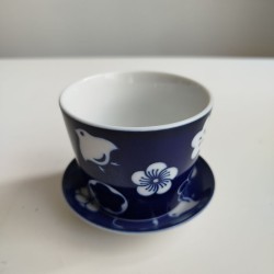 Mini plate Chidori Indigo
