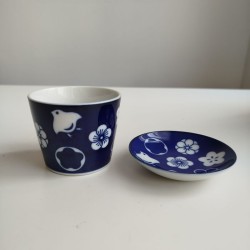 Mini plate Chidori Indigo