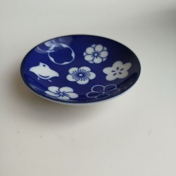 Mini plate Chidori Indigo