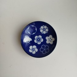 Mini plate Chidori Indigo
