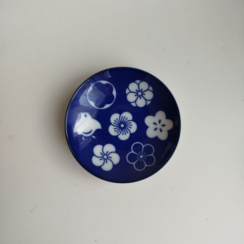 Mini plate Chidori Indigo