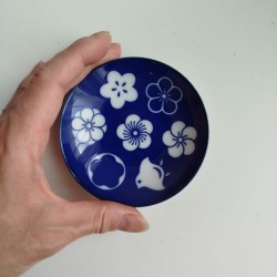 Mini plate Chidori Indigo